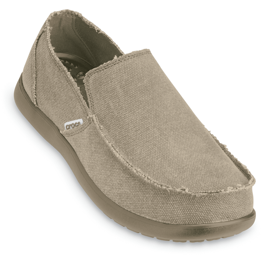 Crocs Men’s Santa Cruz Slip-On — Khaki / Khaki