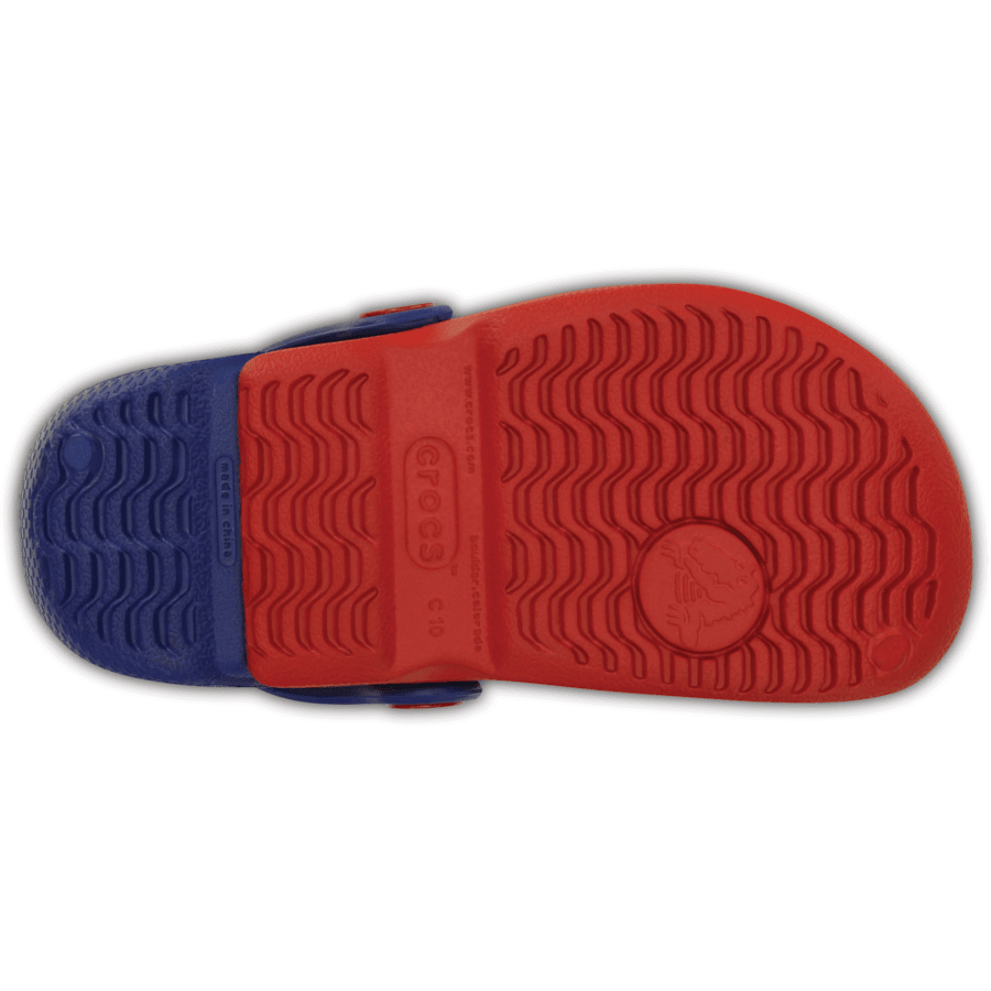 Pepper / Cerulean Blue Kids’ Electro Clog - Bottom - Crocs