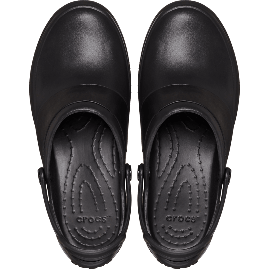 Black / Black Women’s Mercy Work Clog - Top - Crocs PFD