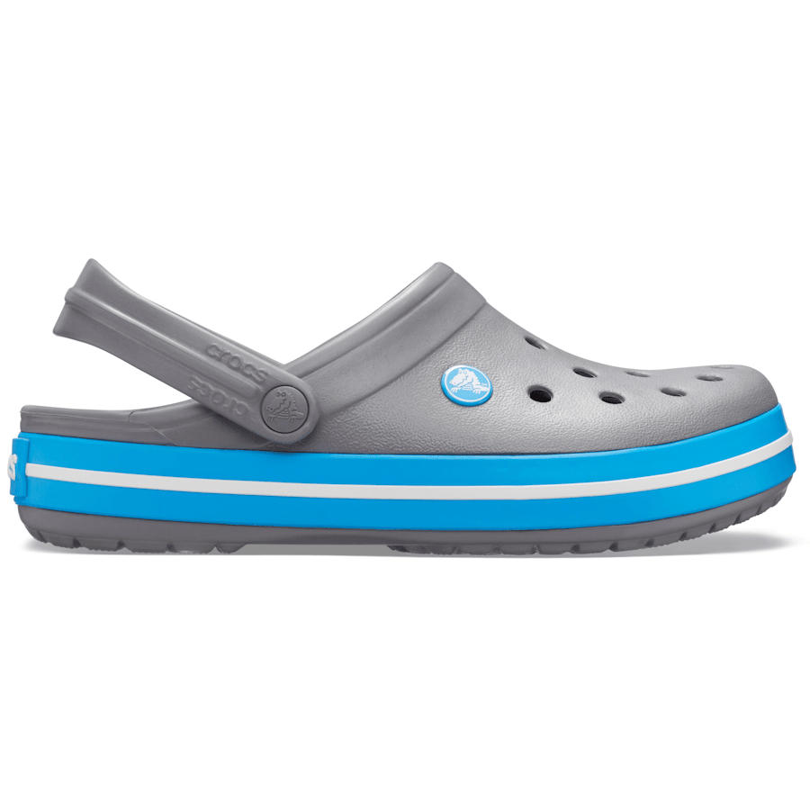 Charcoal / Ocean Crocband Clog - Seitenansicht - Crocs