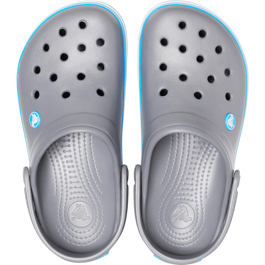 Charcoal / Ocean Crocband Clog - Draufsicht - Crocs