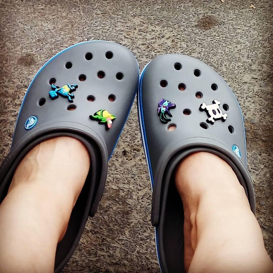 Charcoal / Ocean Crocband Clog - Lebensstil - Crocs