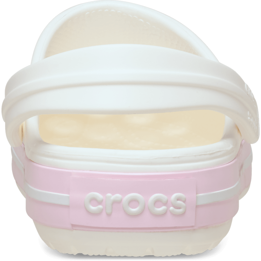White / Pink Milk Crocband™ Clog - Back - Crocs
