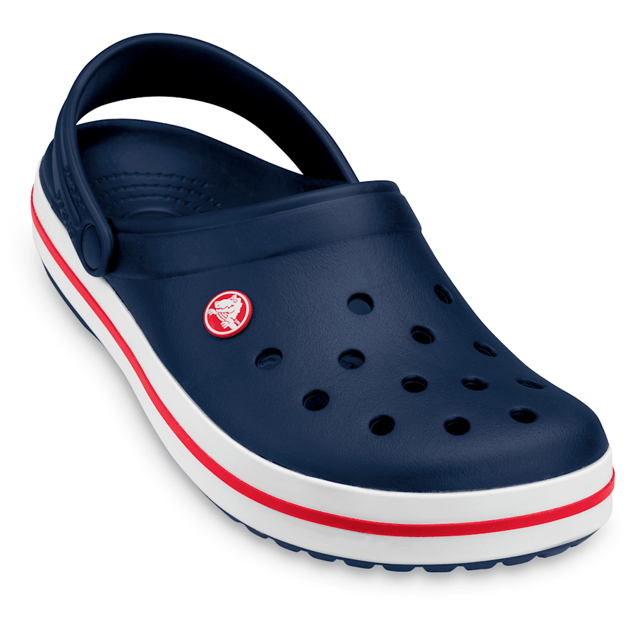 Navy Crocband™ Clog - Angle - Crocs