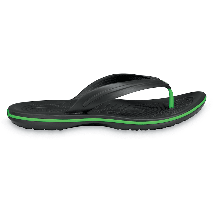 Black / Lime Crocband™ Flip - Side - Crocs