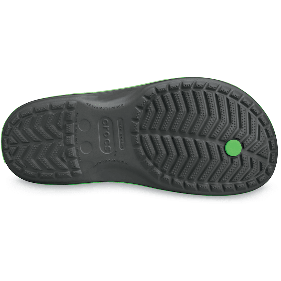 Black / Lime Crocband™ Flip - Bottom - Crocs