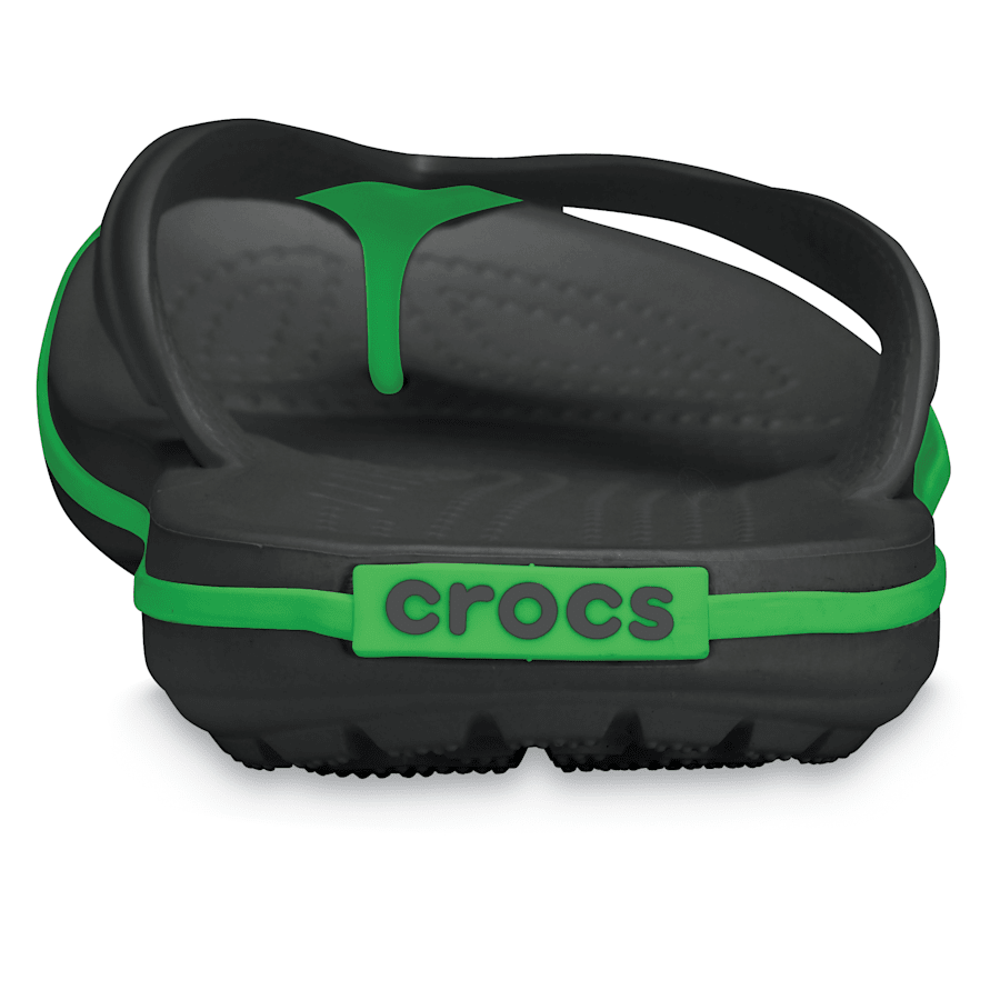 Black / Lime Crocband™ Flip - Back - Crocs