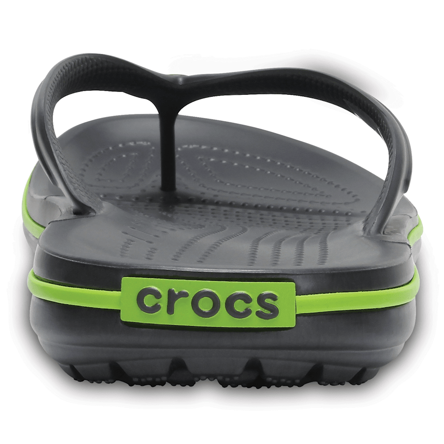 Graphite / Volt Green Crocband™ Flip - Back - Crocs
