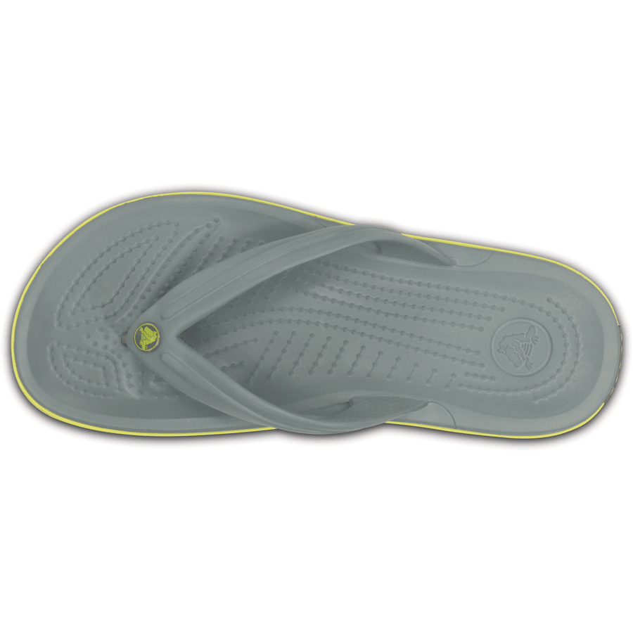 Concrete / Chartreuse Crocband™ Flip - Top - Crocs