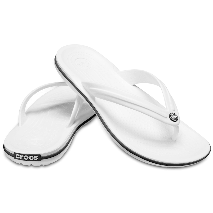 White Crocband™ Flip - Pair - Crocs