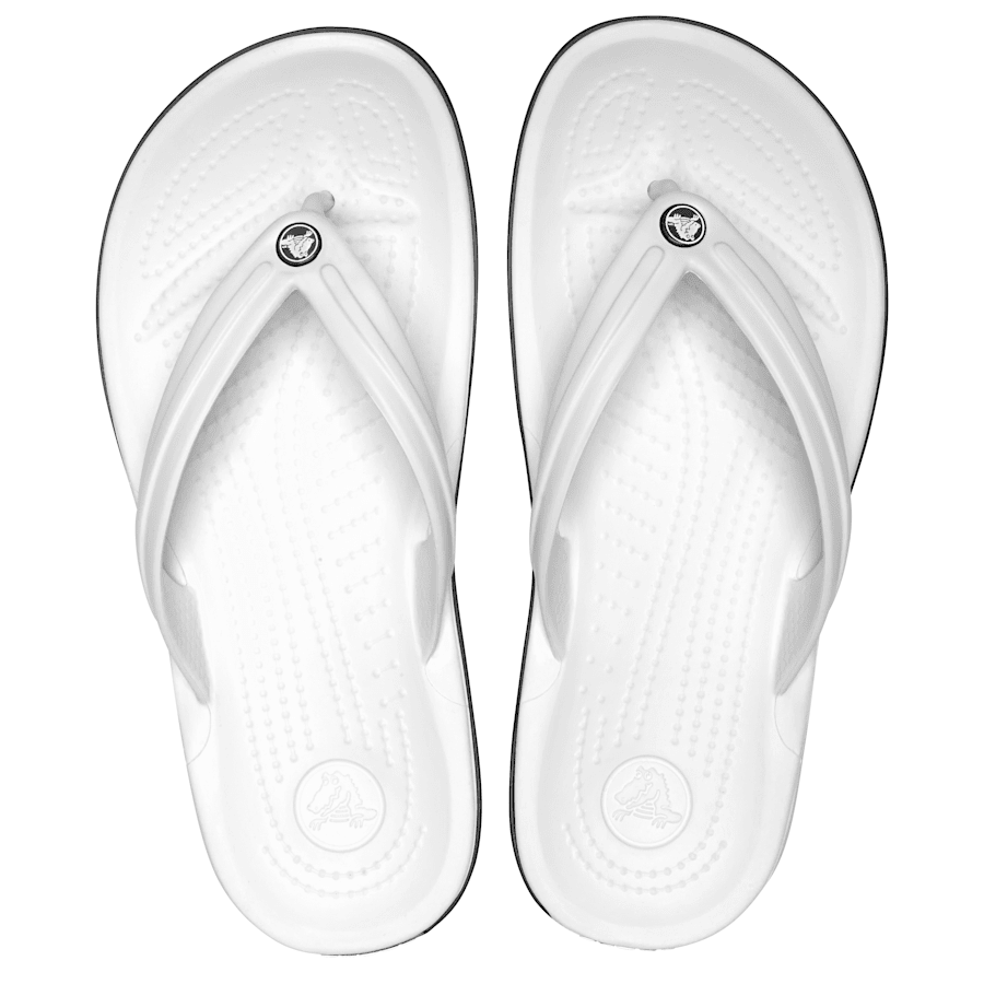 White Crocband™ Flip - Top - Crocs