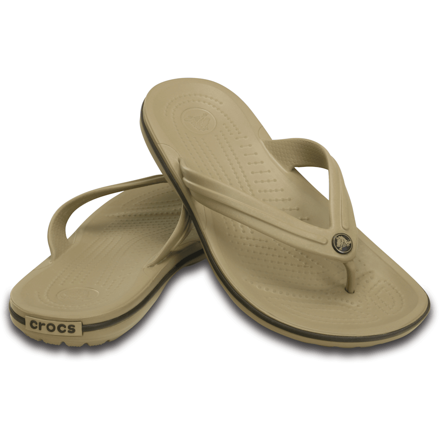 Tumbleweed / Espresso Crocband™ Flip - Pair - Crocs