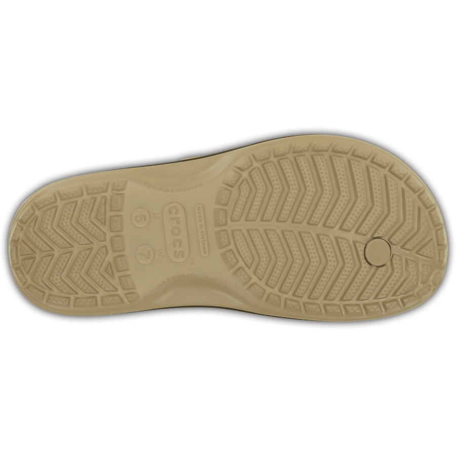Tumbleweed / Espresso Crocband™ Flip - Bottom - Crocs