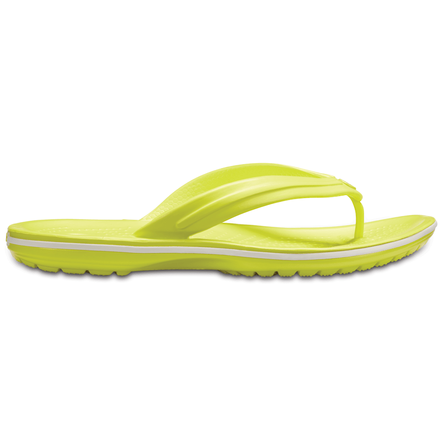 Tennis Ball Green/White Crocband™ Flip - Side - Crocs