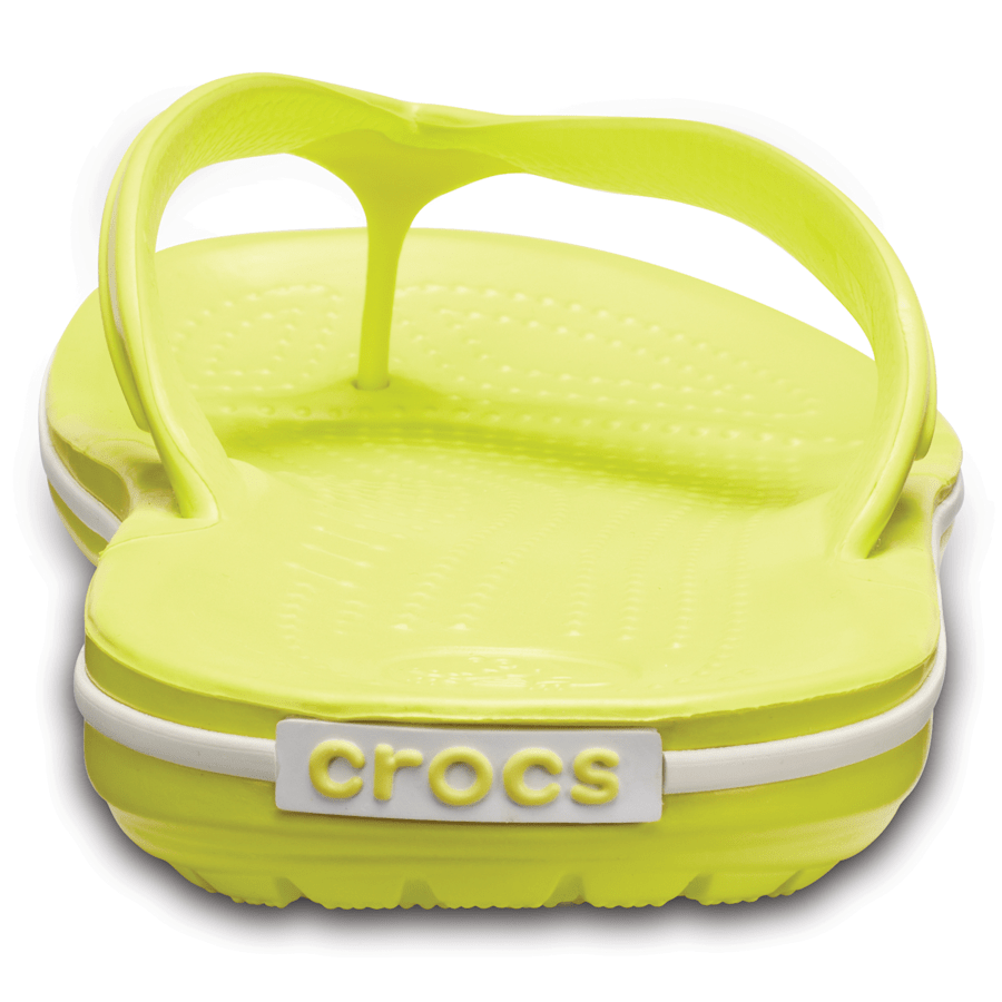 Tennis Ball Green/White Crocband™ Flip - Back - Crocs