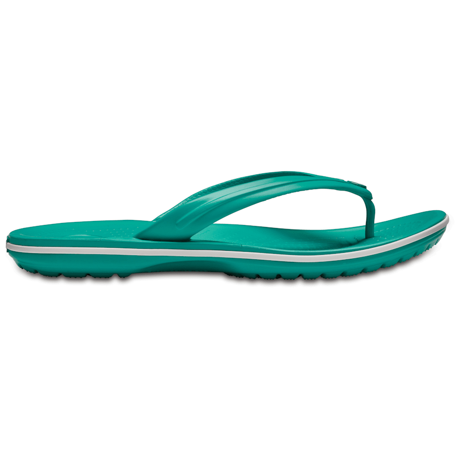Tropical Teal/White Crocband™ Flip - Side - Crocs