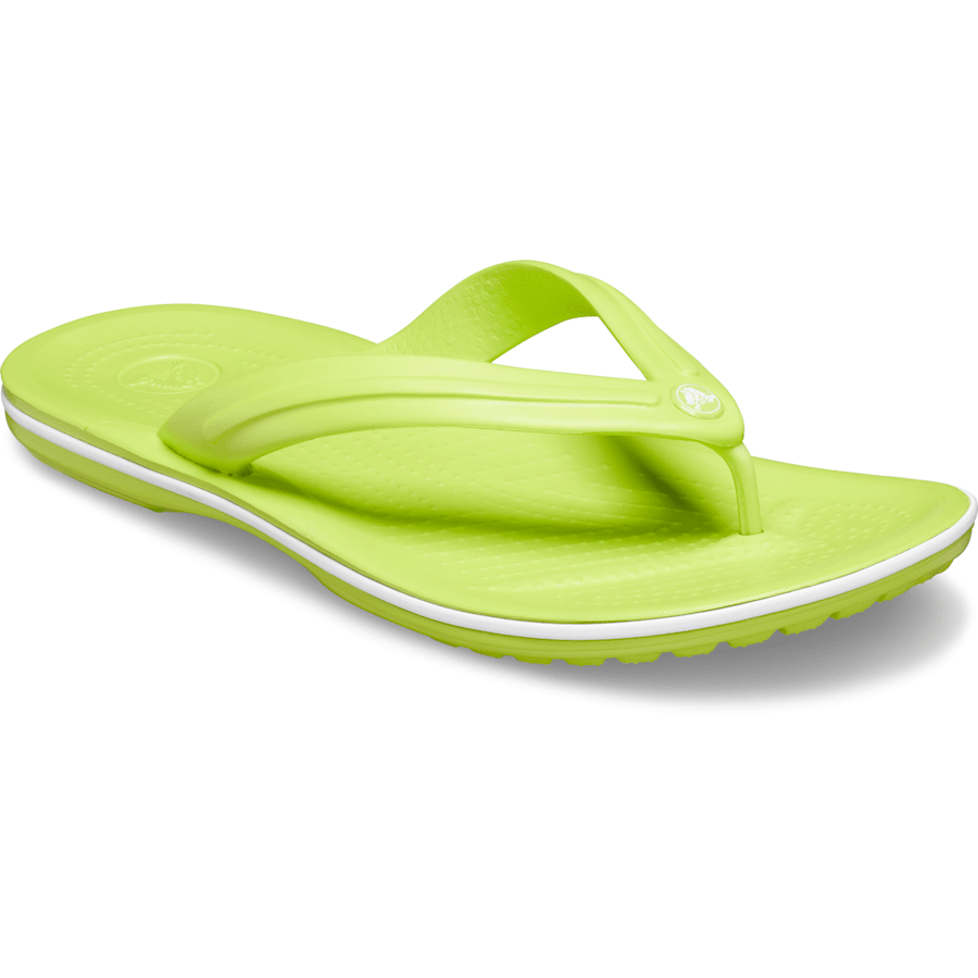 Lime Punch / White Crocband™ Flip - Angle - Crocs