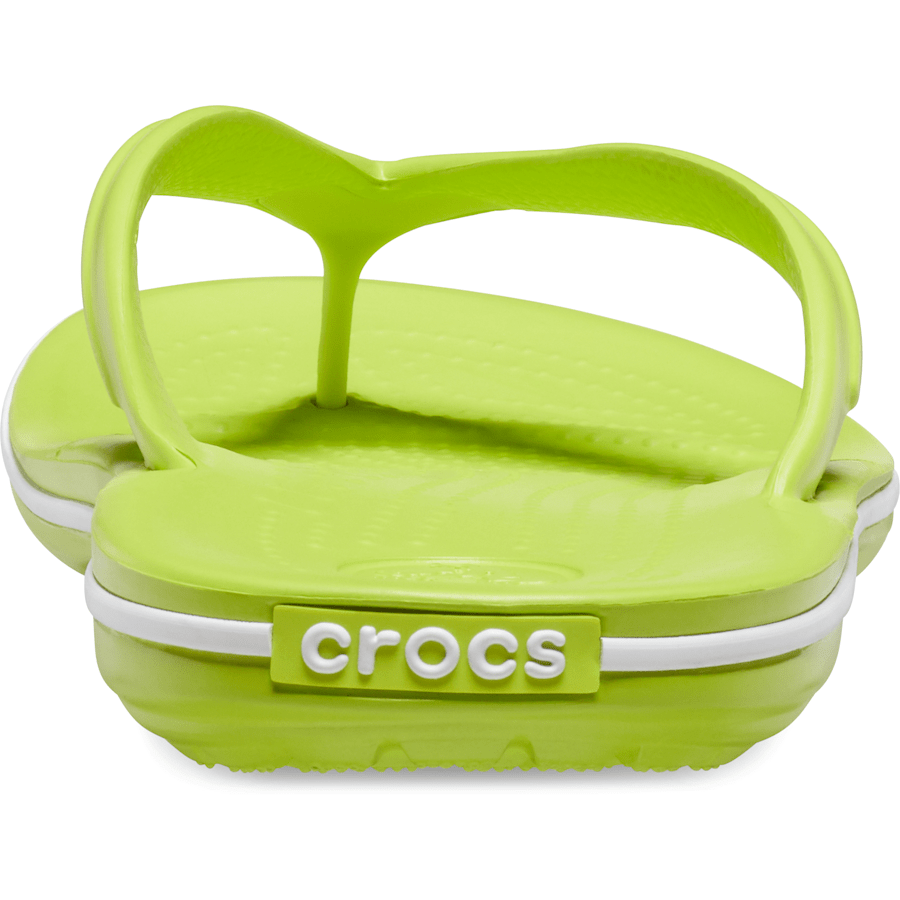 Lime Punch / White Crocband™ Flip - Back - Crocs