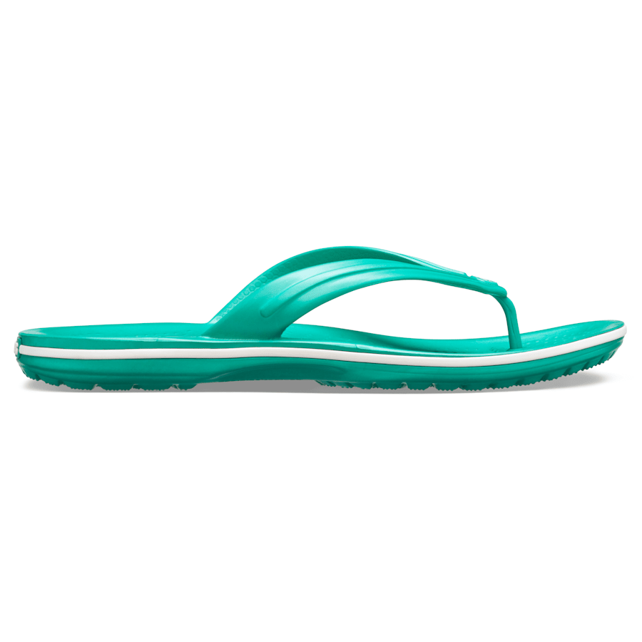 Deep Green / White Crocband™ Flip - Side - Crocs