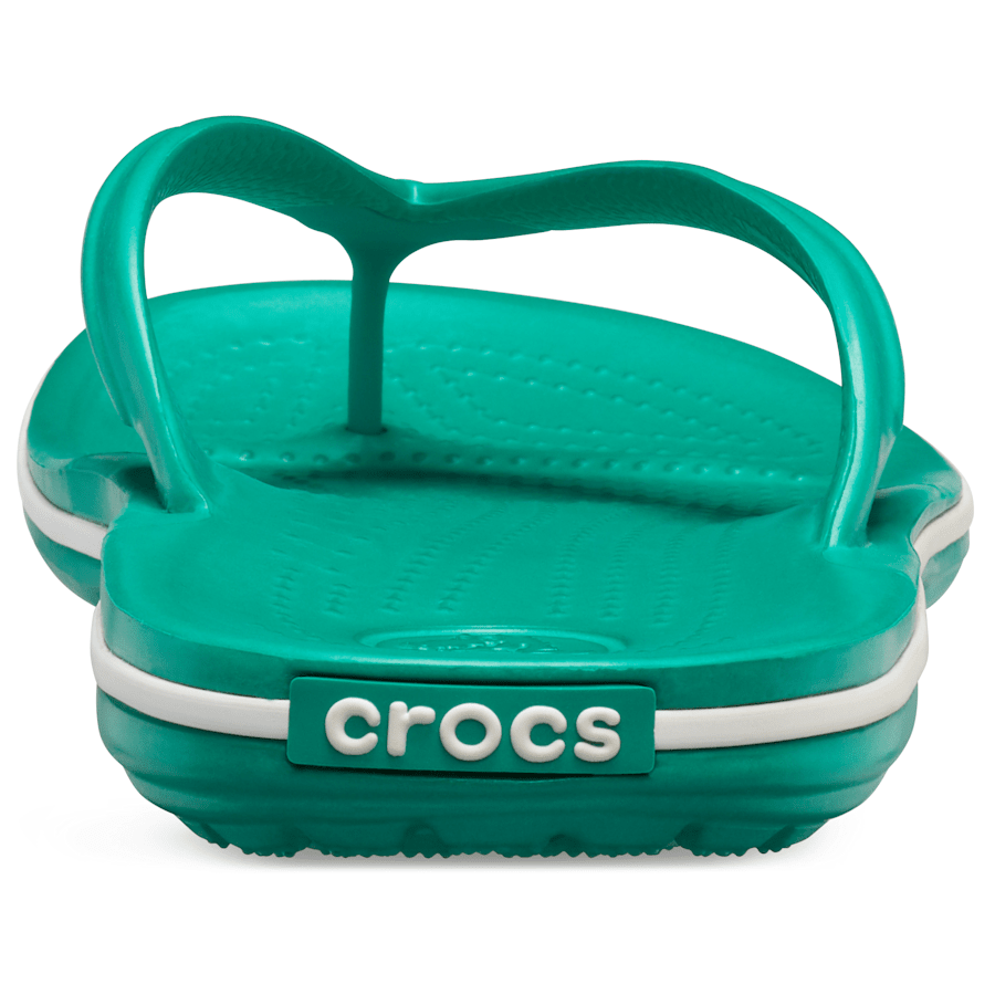 Deep Green / White Crocband™ Flip - Back - Crocs