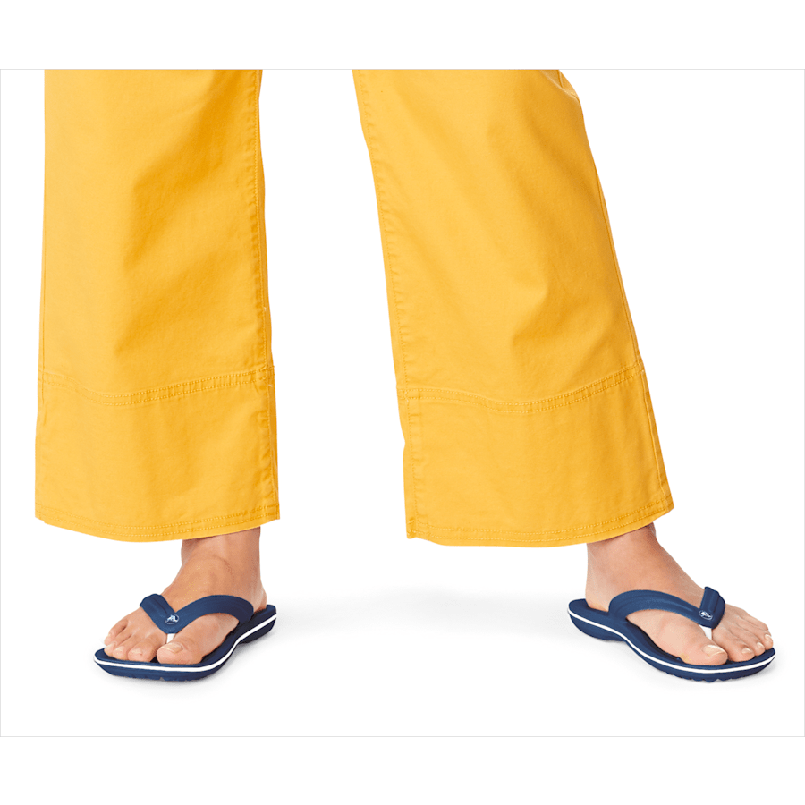 Navy Crocband™ Flip - Pair in Sun - Crocs