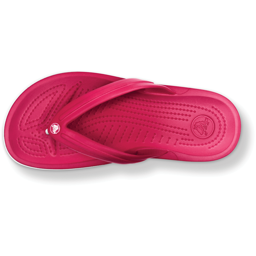 Raspberry / White Crocband™ Flip - Top - Crocs