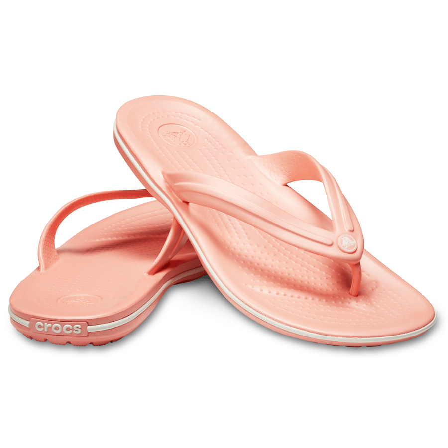 Melon / White Crocband™ Flip - Pair - Crocs