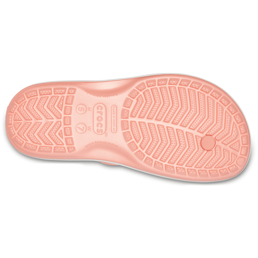 Melon / White Crocband™ Flip - Bottom - Crocs