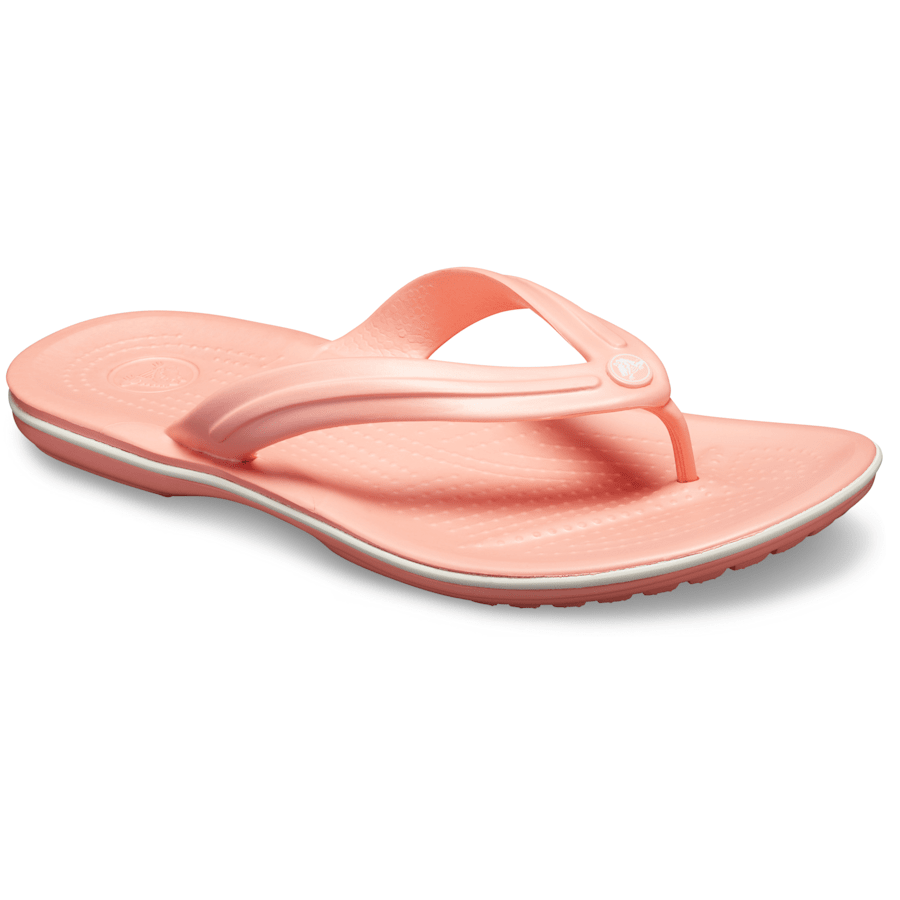 Melon / White Crocband™ Flip - Angle - Crocs
