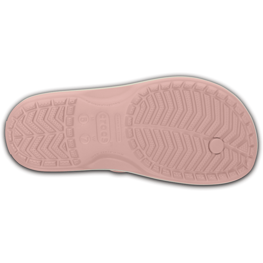Pearl Pink / White Crocband™ Flip - Bottom - Crocs