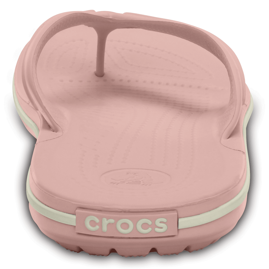 Pearl Pink / White Crocband™ Flip - Back - Crocs