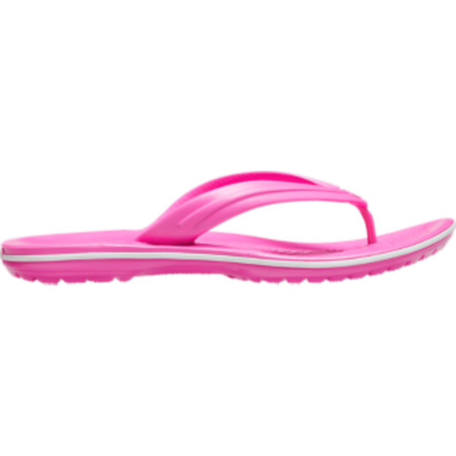 Electric Pink / White Crocband™ Flip - Side - Crocs