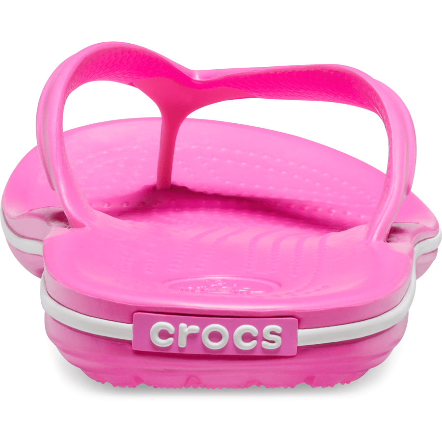 Electric Pink / White Crocband™ Flip - Back - Crocs
