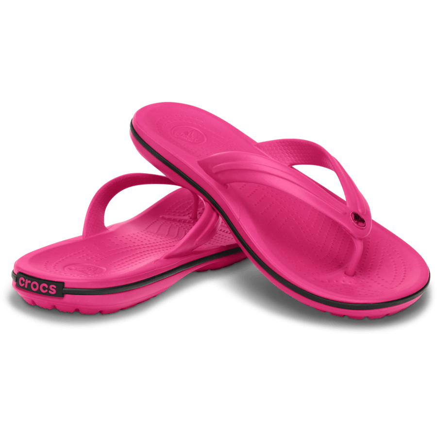 Candy Pink Crocband™ Flip - Pair - Crocs
