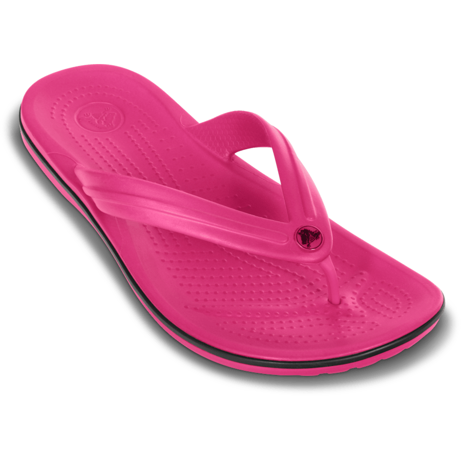 Candy Pink Crocband™ Flip - Angle - Crocs