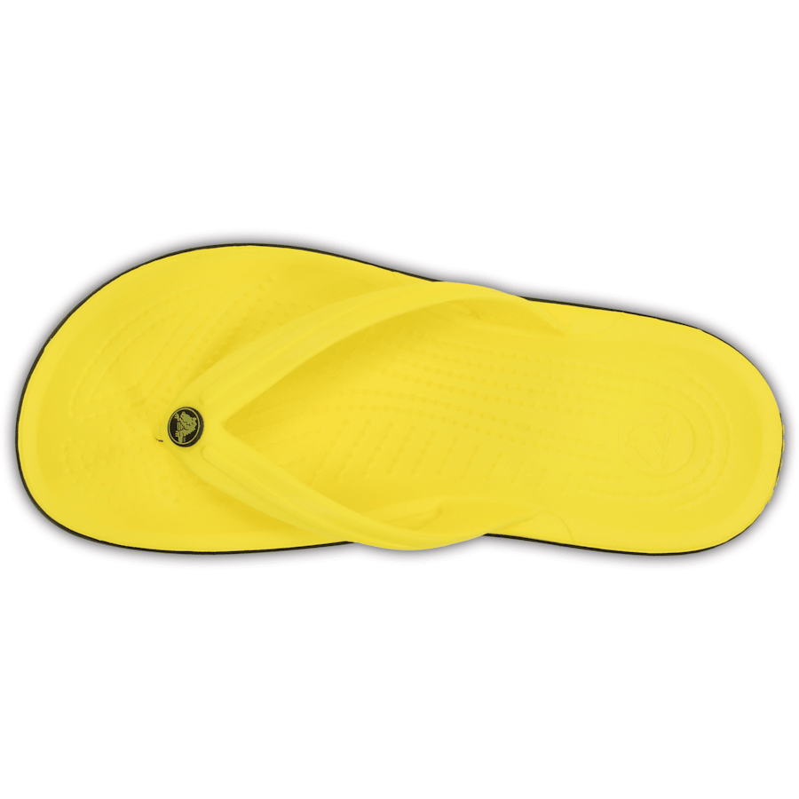 Lemon / Black Crocband™ Flip - Top - Crocs