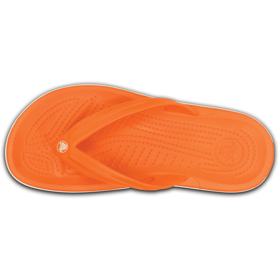 Orange / White Crocband™ Flip - Top - Crocs