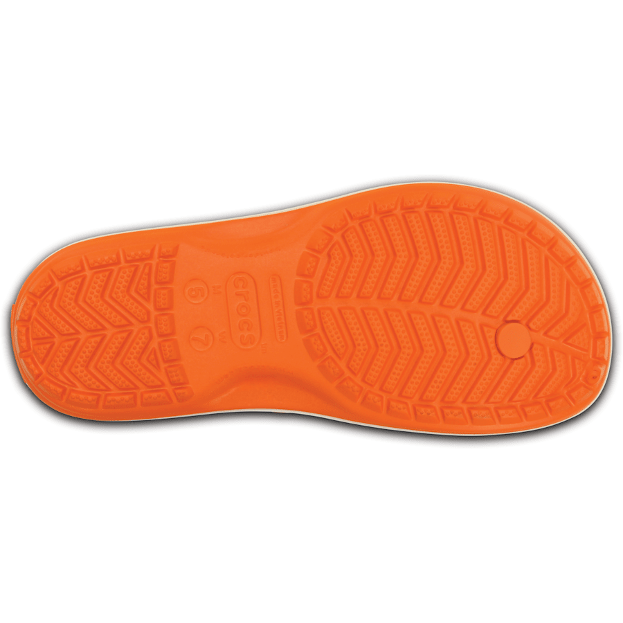 Orange / White Crocband™ Flip - Bottom - Crocs