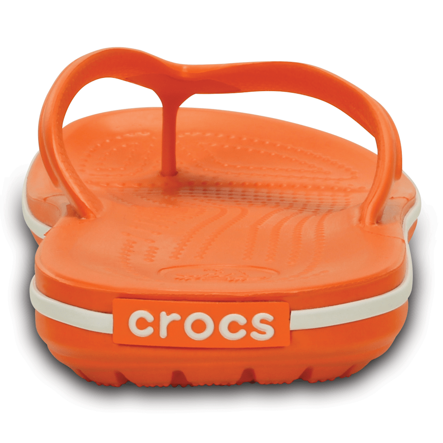 Orange / White Crocband™ Flip - Back - Crocs