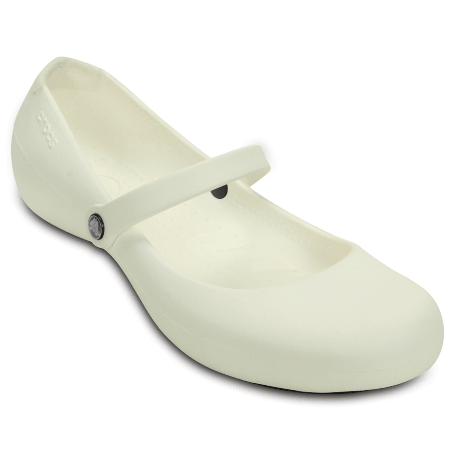 White Women’s Alice Work Flat - Kulma - Crocs