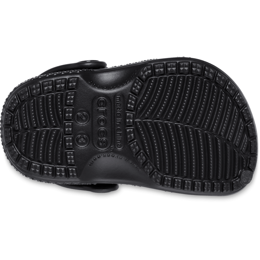 Black Infant Crocs Littles™ Clog - Bottom - Crocs