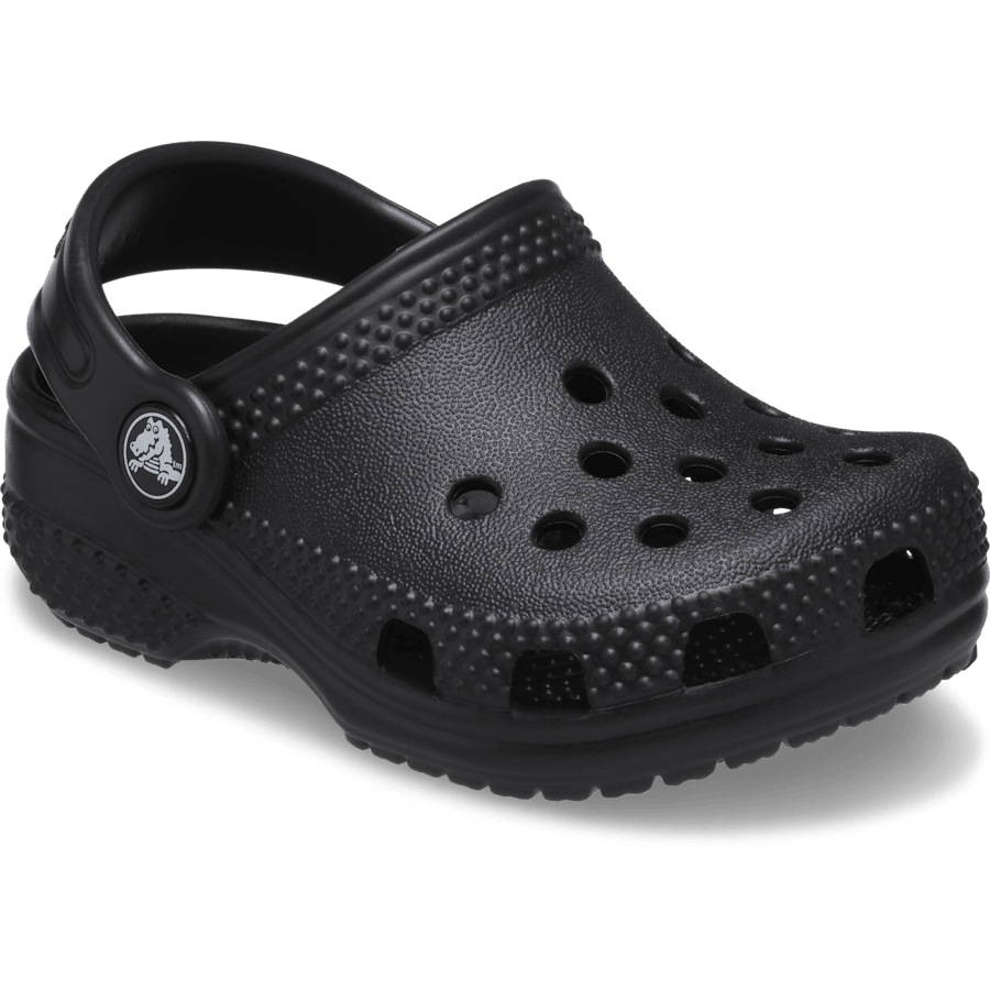 Black Infant Crocs Littles™ Clog - Angle - Crocs