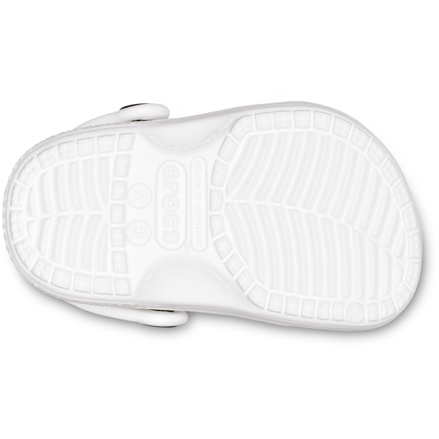 White Infant Crocs Littles™ Clog - Bottom - Crocs