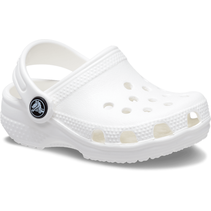 White Infant Crocs Littles™ Clog - Angle - Crocs