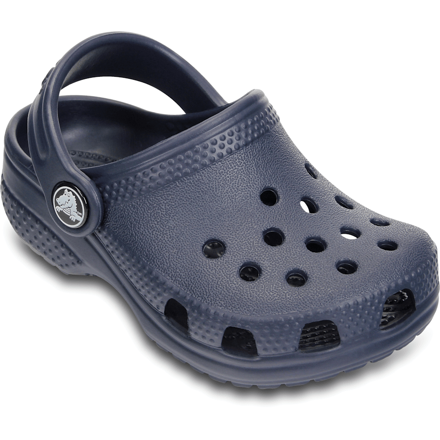 Navy Infant Crocs Littles™ Clog - Custom Angle - Crocs