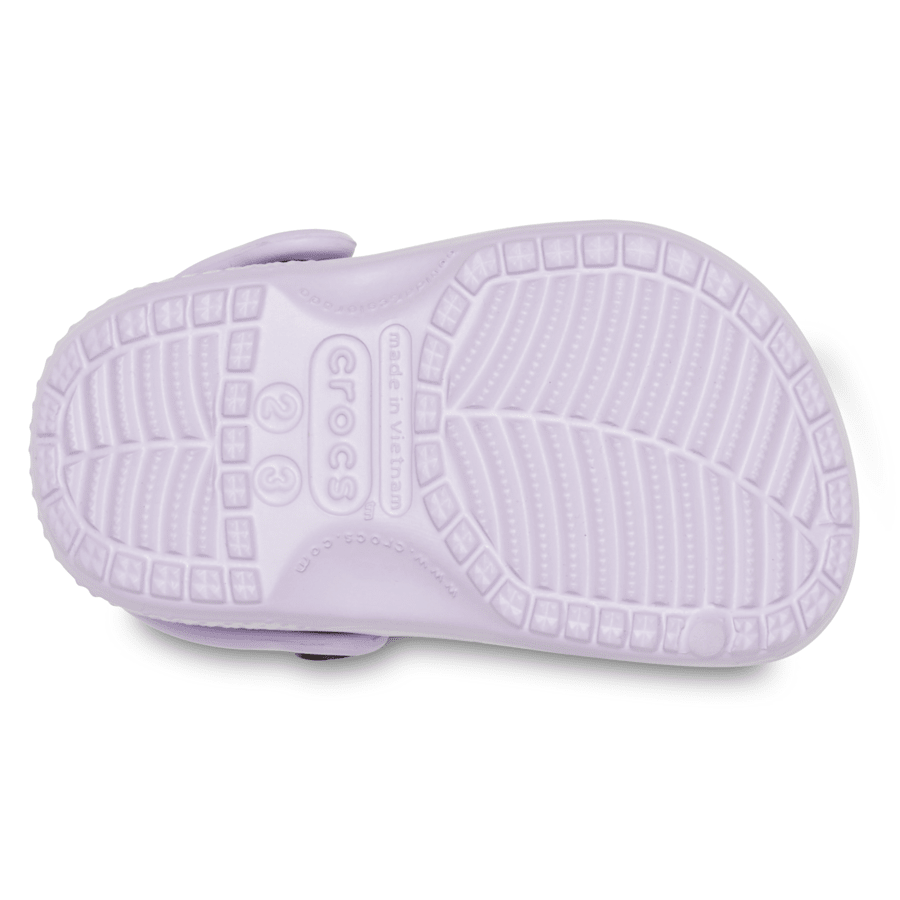 Lavender Infant Crocs Littles™ Clog - Bottom - Crocs
