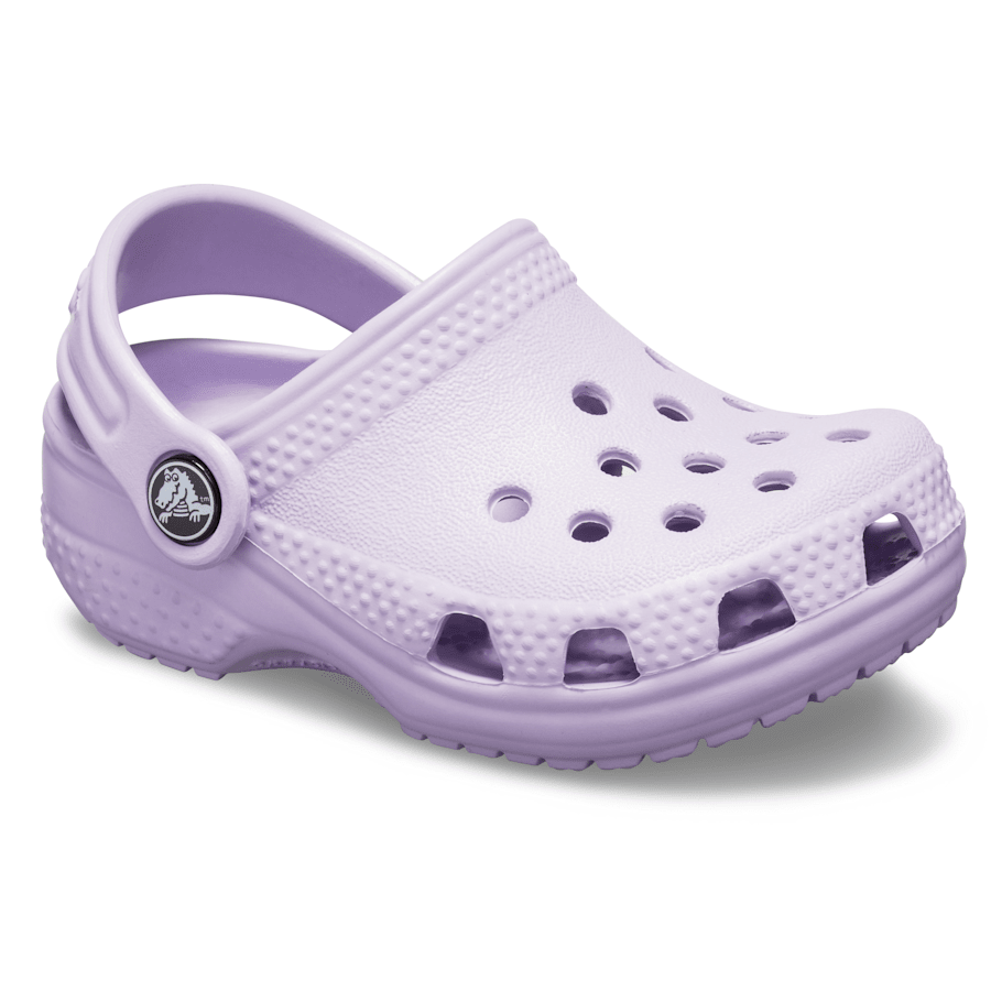 Lavender Infant Crocs Littles™ Clog - Angle - Crocs