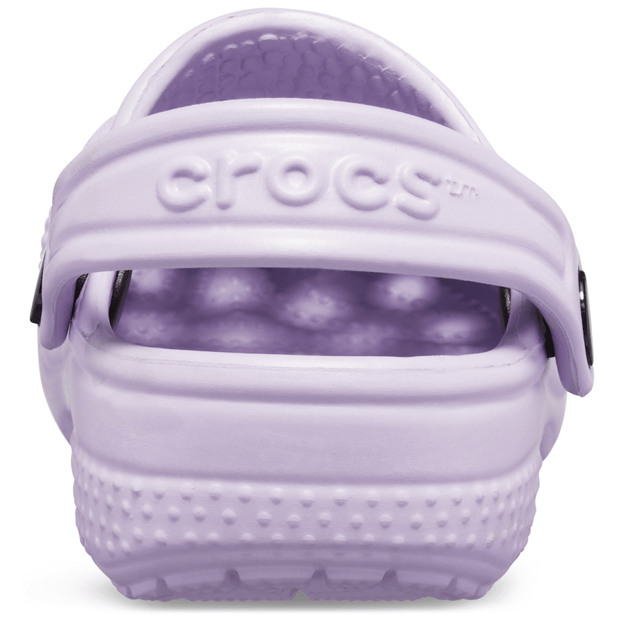Lavender Infant Crocs Littles™ Clog - Back - Crocs