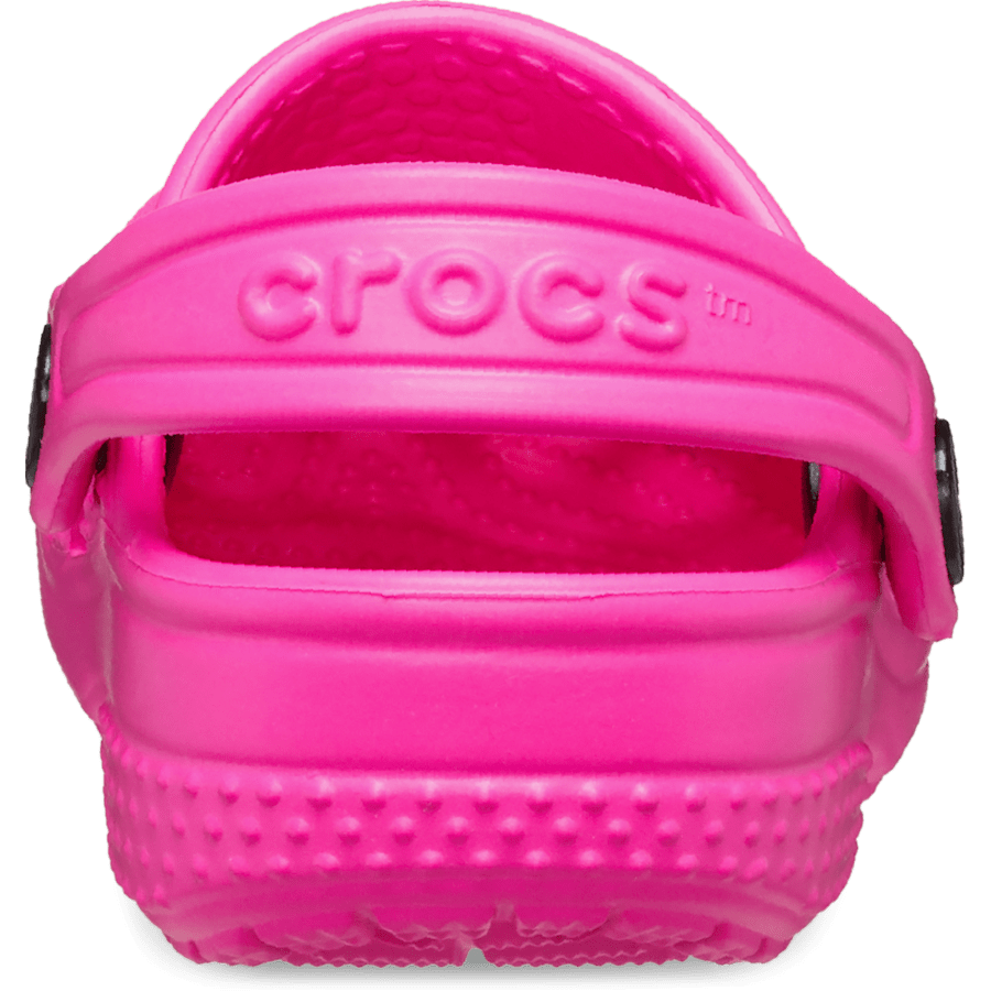 Pink Crush Infant Crocs Littles™ Clog - Back - Crocs