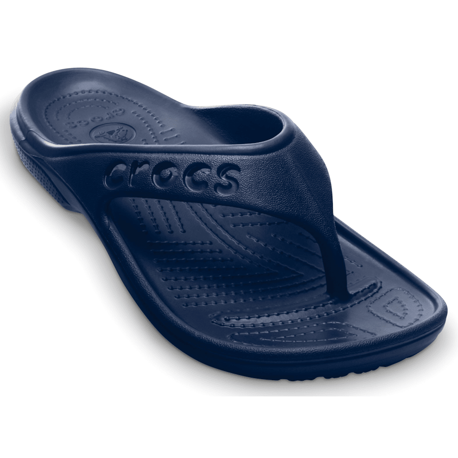 Navy Baya Flip - Angle - Crocs